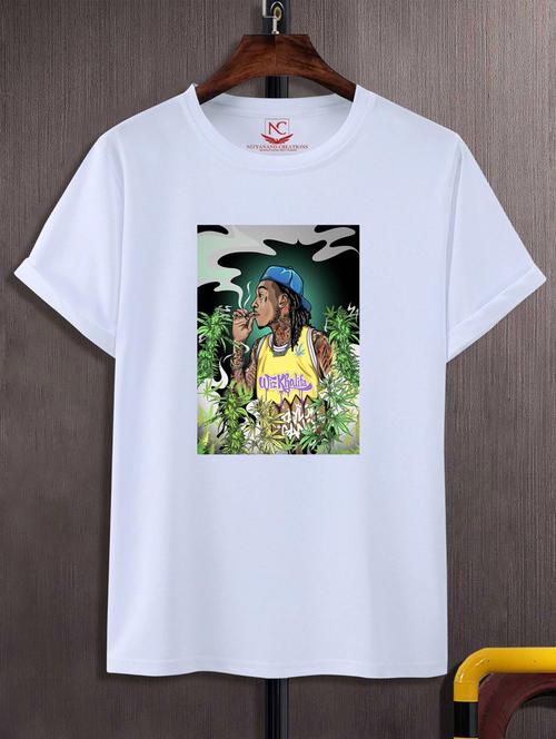 unisex white graphic printed t-shirt - 20883740 -  Standard Image - 0
