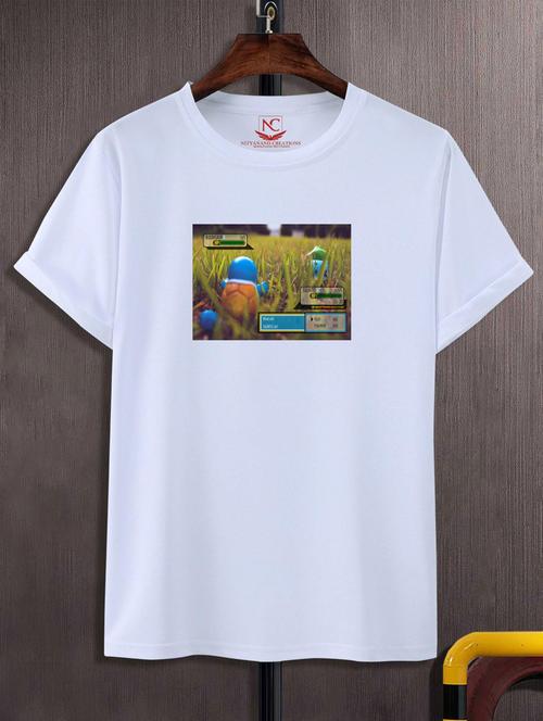 unisex white graphic printed t-shirt - 20883743 -  Standard Image - 0
