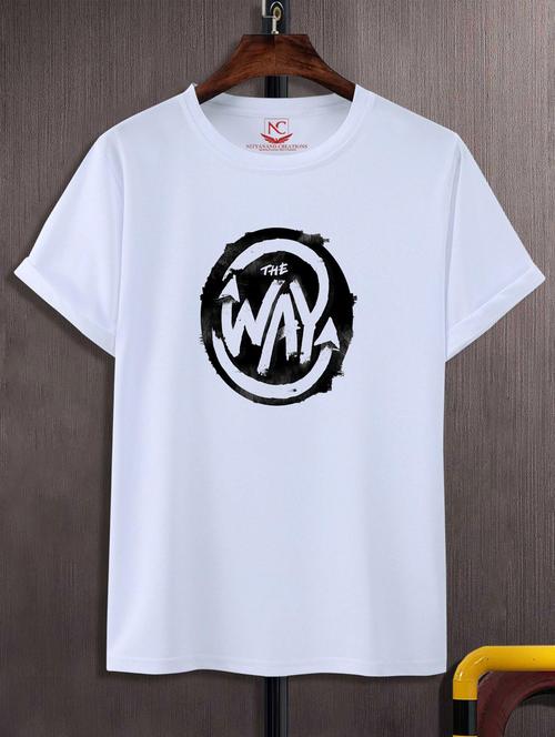 unisex white graphic printed t-shirt - 20883752 -  Standard Image - 0