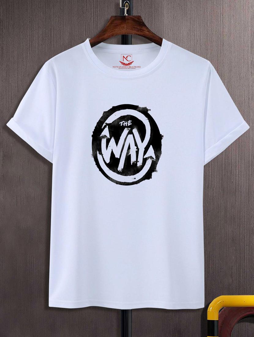 unisex white graphic printed t-shirt - 20883752 -  Zoom Image - 0