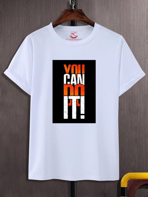 unisex white graphic printed t-shirt - 20883768 -  Standard Image - 0
