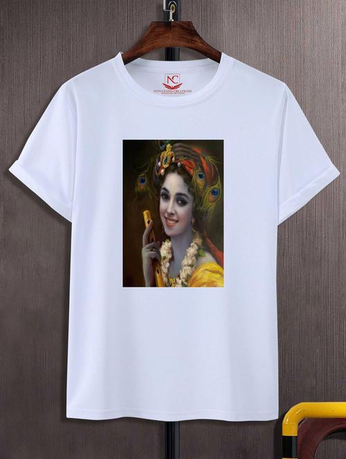 unisex white graphic printed t-shirt - 20883790 -  Standard Image - 0
