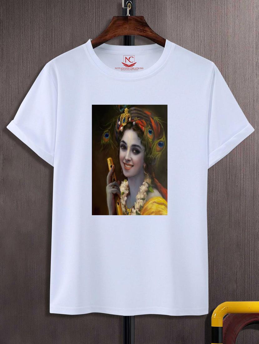 unisex white graphic printed t-shirt - 20883790 -  Zoom Image - 0