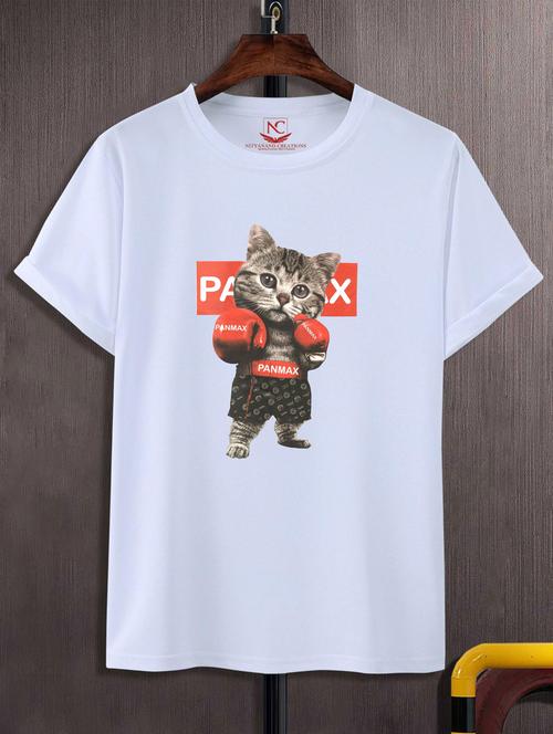 unisex white graphic printed t-shirt - 20883805 -  Standard Image - 0