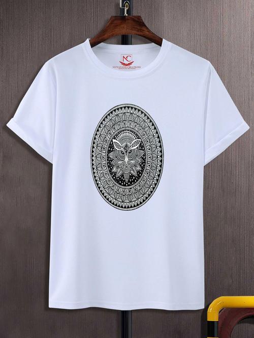 unisex white graphic printed t-shirt - 20883815 -  Standard Image - 0