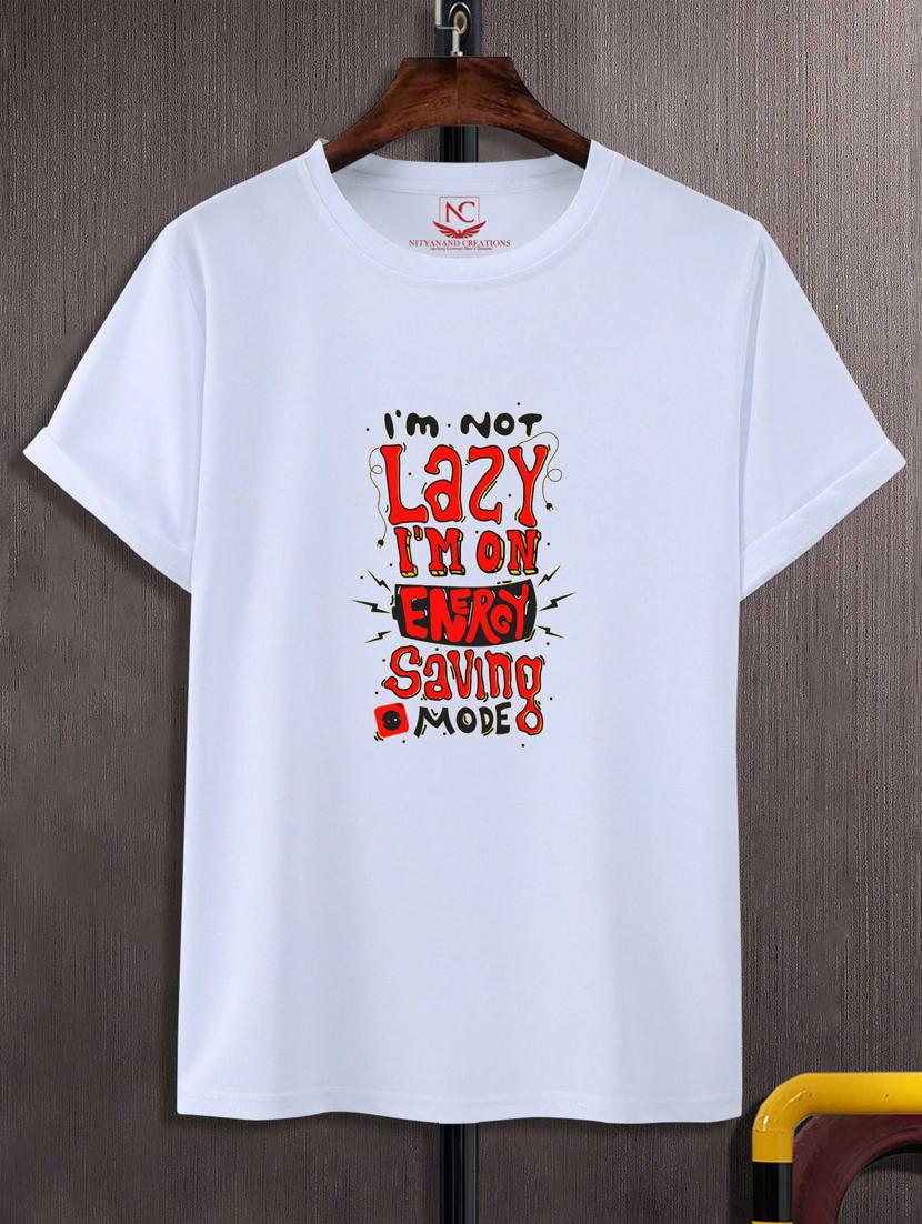 unisex white graphic printed t-shirt - 20883823 -  Zoom Image - 0