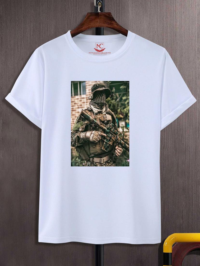 unisex white graphic printed t-shirt - 20883828 -  Zoom Image - 0