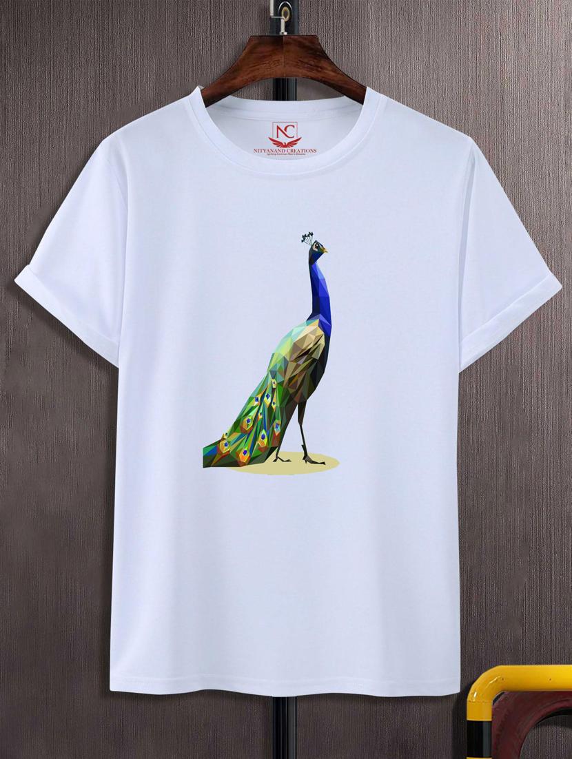 unisex white graphic printed t-shirt - 20883847 - Zoom Image - 0