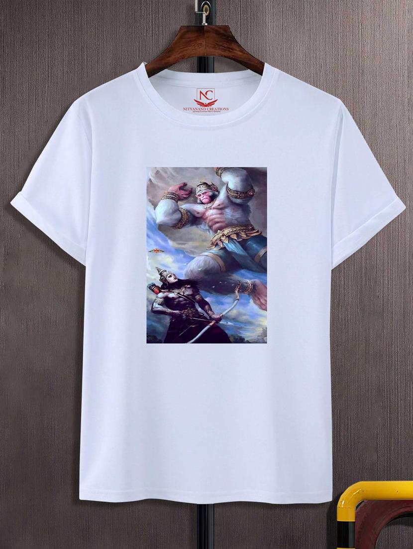 unisex white graphic printed t-shirt - 20883857 -  Zoom Image - 0