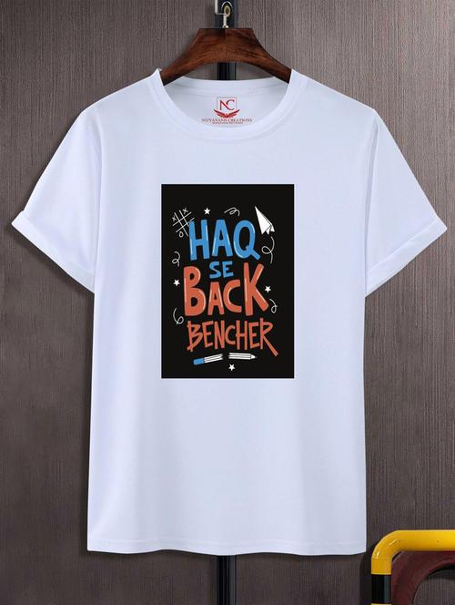 unisex white graphic printed t-shirt - 20883901 -  Standard Image - 0