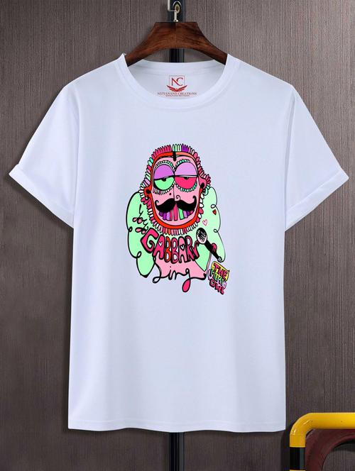 unisex white polyester graphic t-shirt - 20883928 -  Standard Image - 0