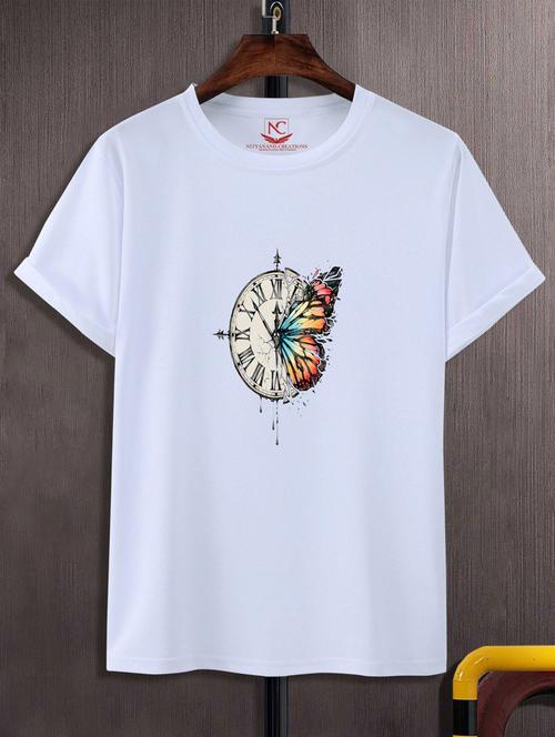 unisex white graphic printed t-shirt - 20883953 -  Standard Image - 0