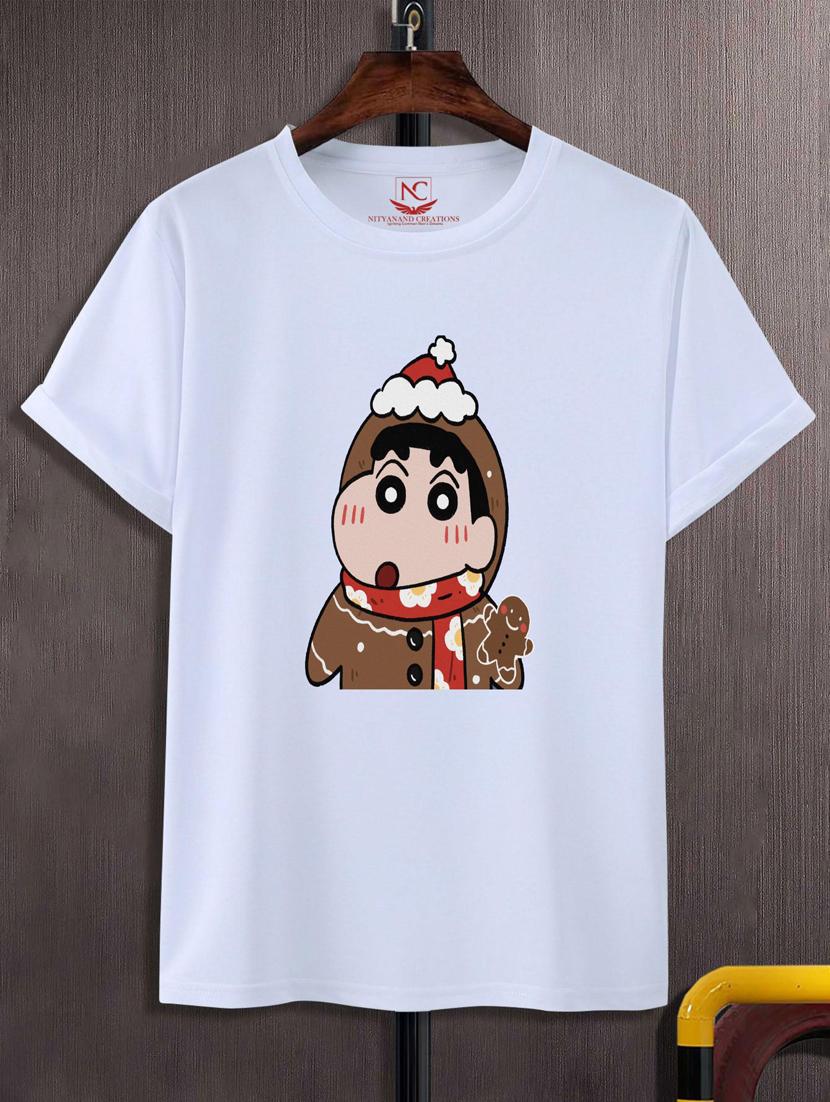 unisex white graphic printed t-shirt - 20883965 -  Zoom Image - 0