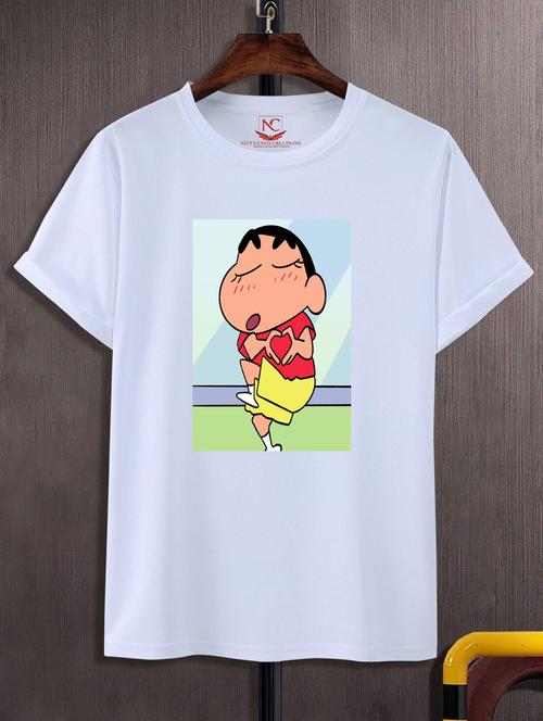 unisex white graphic printed t-shirt - 20883979 -  Standard Image - 0