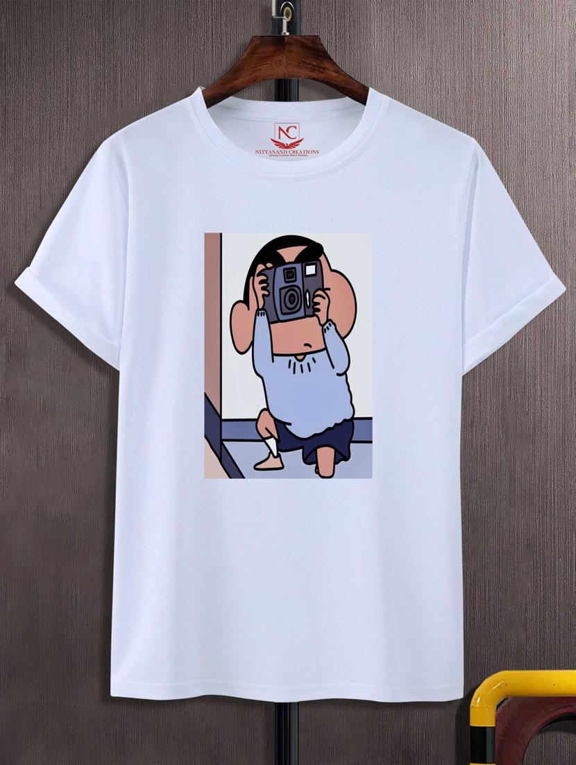 unisex white graphic print t-shirt - 20883980 -  Zoom Image - 0