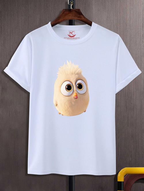 unisex white graphic print t-shirt - 20883992 -  Standard Image - 0