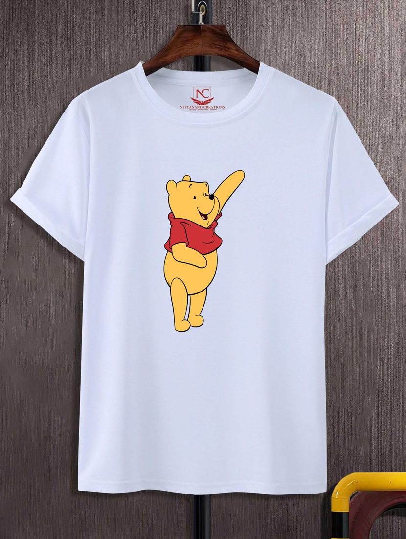 unisex white graphic printed t-shirt - 20883997 -  Zoom Image - 0