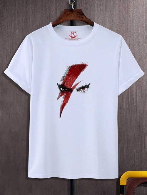unisex white polyester graphic t-shirt - 20884008 -  Standard Image - 0