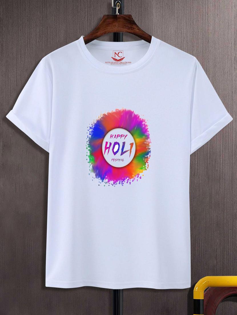 unisex white graphic printed t-shirt - 20884055 -  Zoom Image - 0