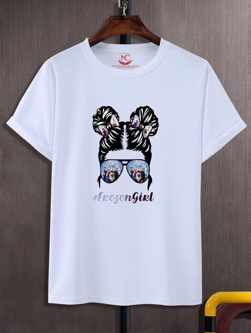 unisex white graphic printed t-shirt - 20884072 -  Standard Image - 0