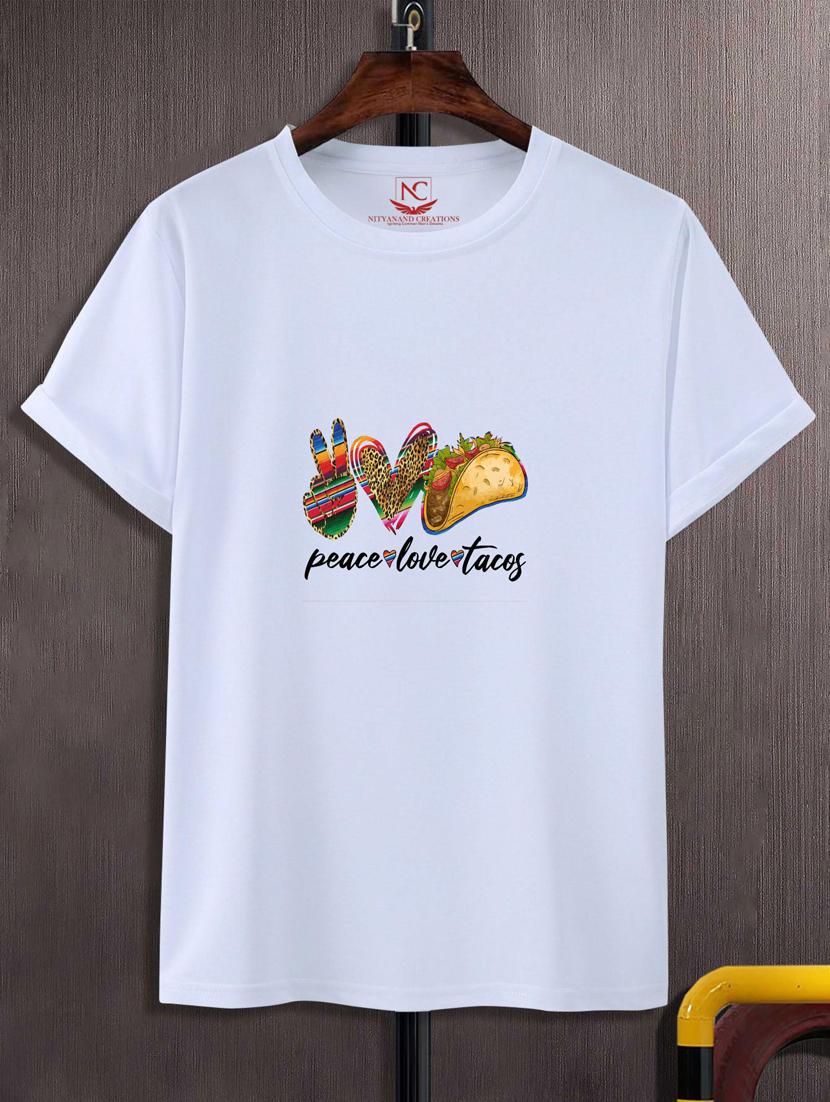 unisex white graphic printed t-shirt - 20884073 -  Zoom Image - 0