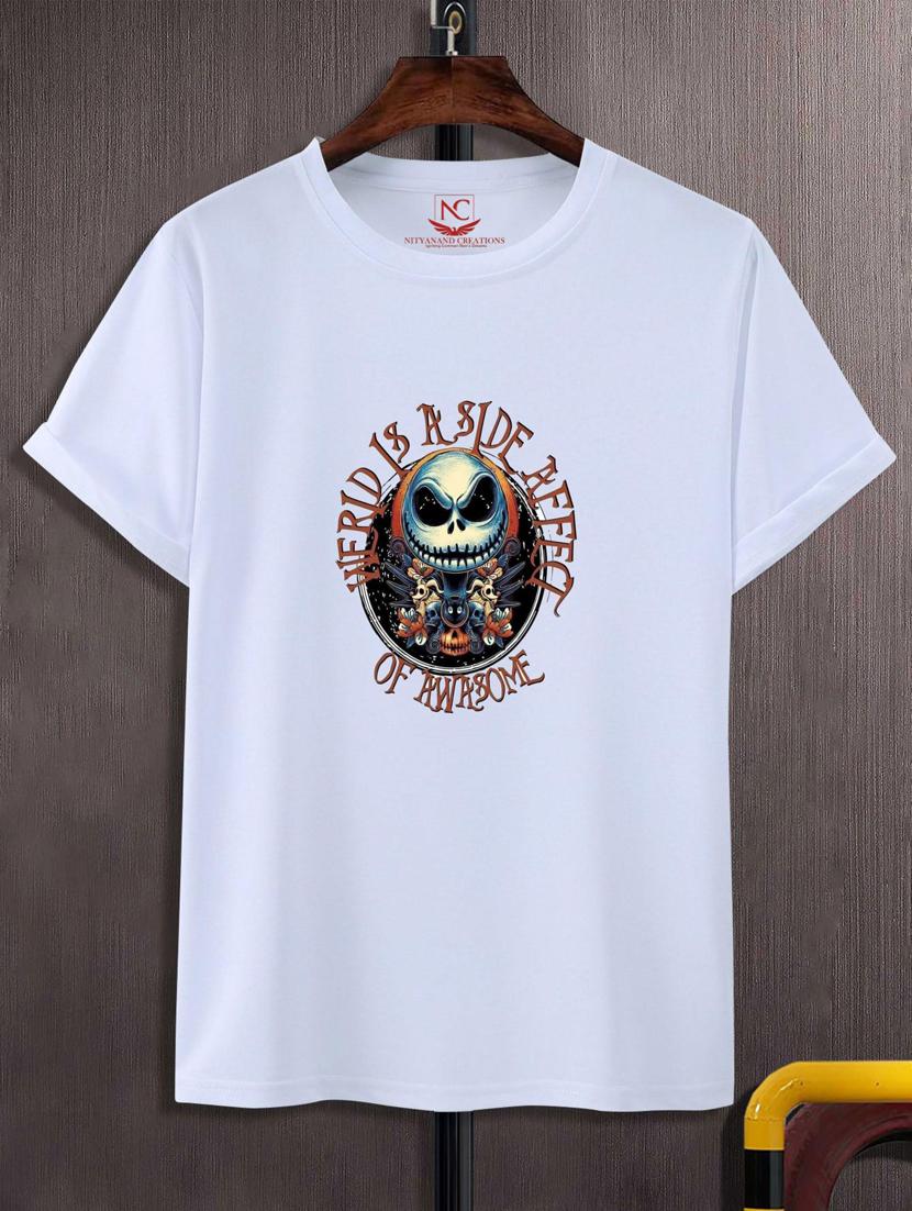 unisex white graphic printed t-shirt - 20884081 -  Zoom Image - 0