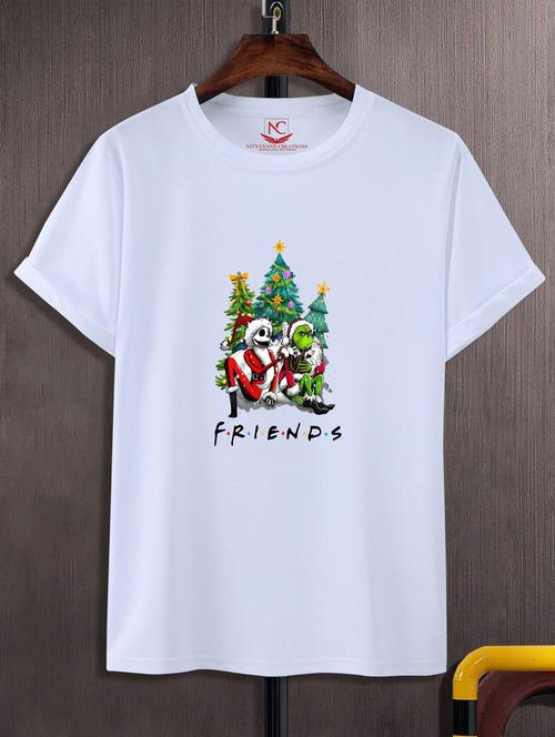 unisex white graphic printed t-shirt - 20884082 -  Standard Image - 0