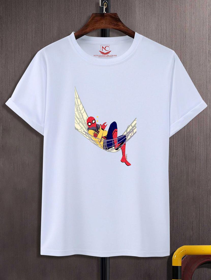 unisex white graphic printed t-shirt - 20884107 -  Zoom Image - 0