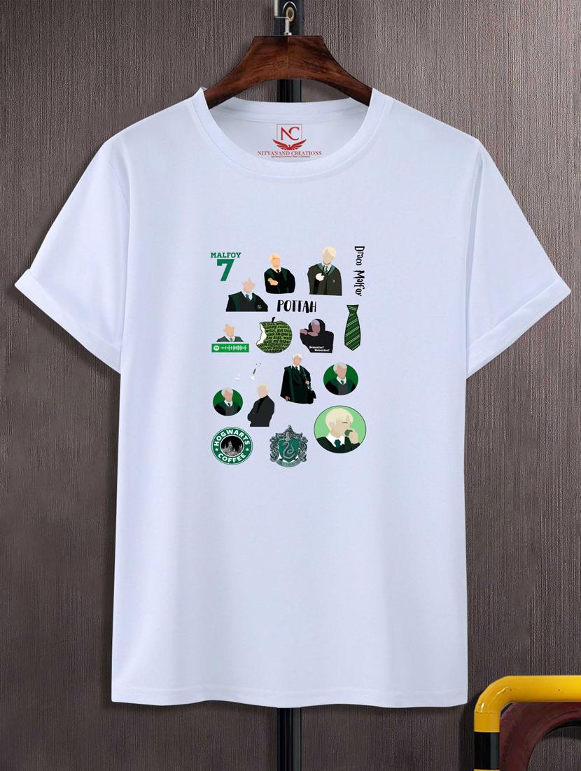 unisex white graphic printed t-shirt - 20884132 -  Zoom Image - 0