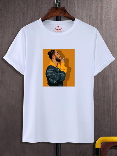 unisex white graphic printed t-shirt - 20884150 -  Standard Image - 0