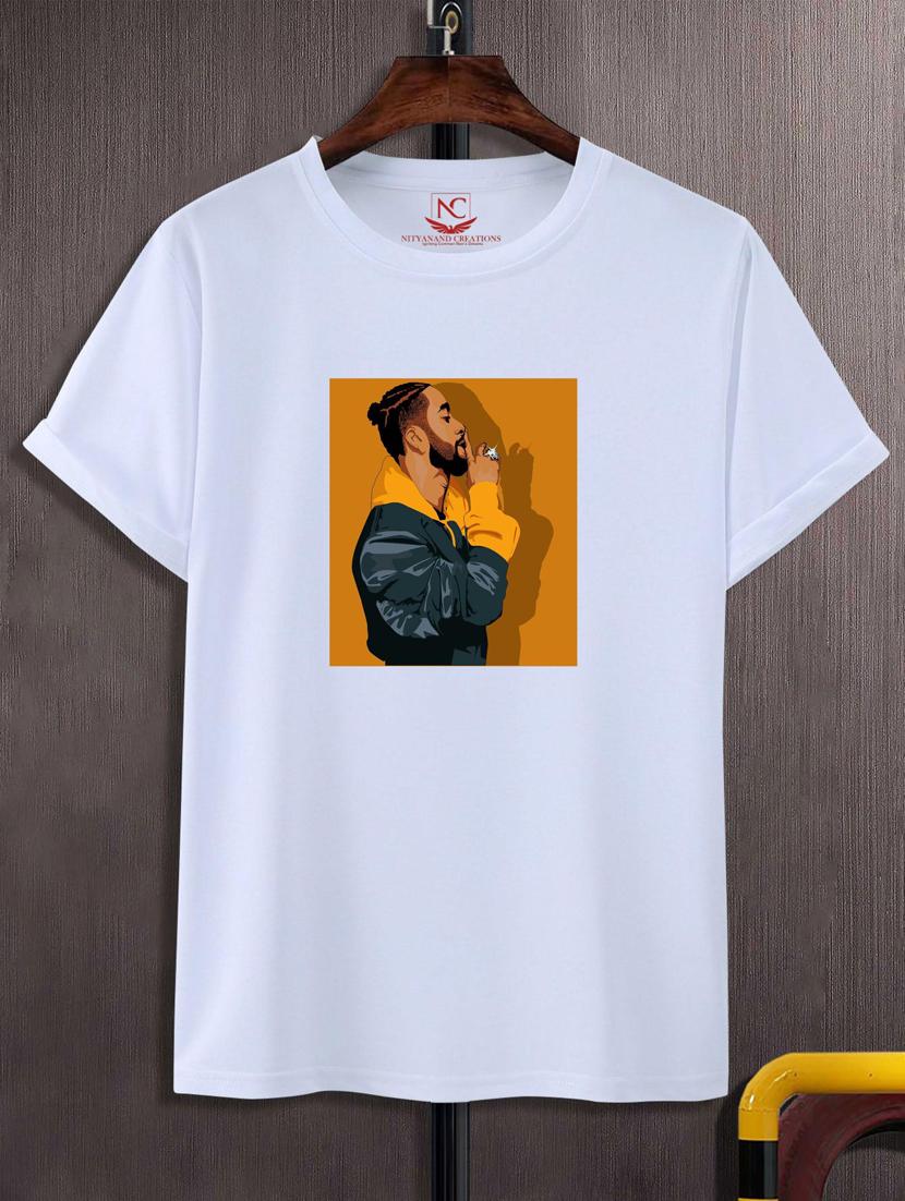unisex white graphic printed t-shirt - 20884150 -  Zoom Image - 0