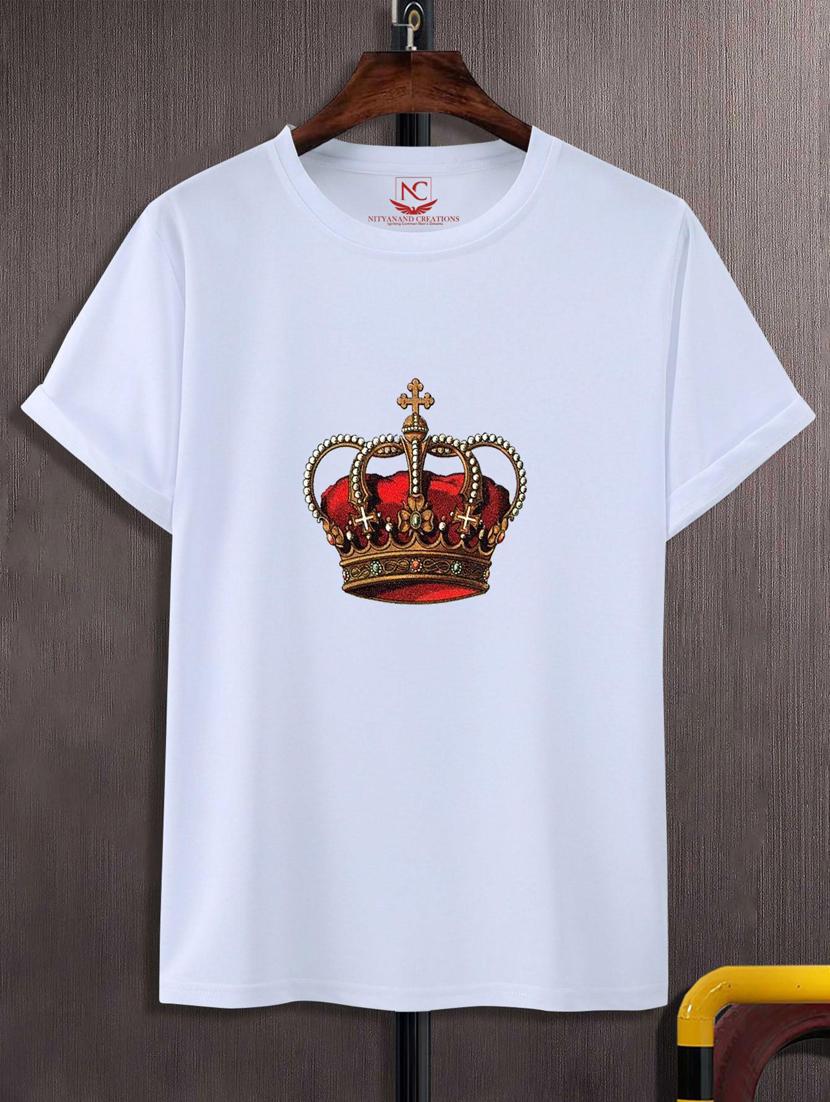 unisex white graphic printed t-shirt - 20884155 -  Zoom Image - 0