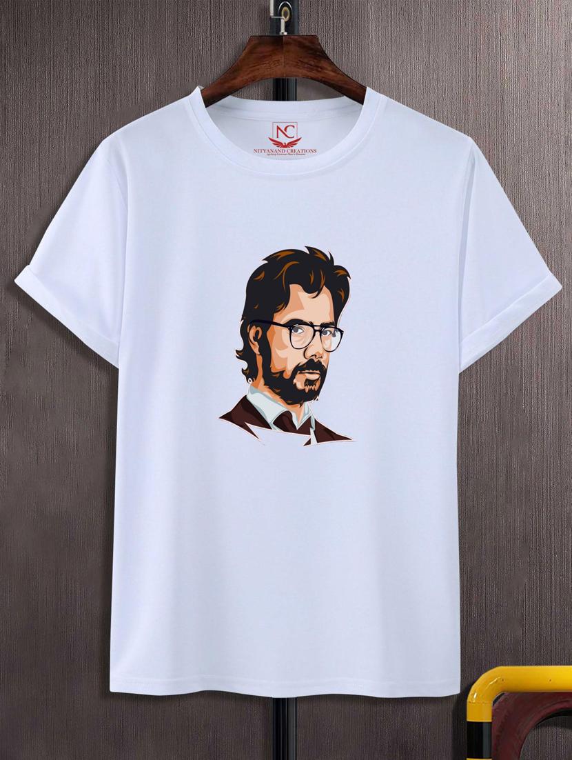 unisex white graphic print t-shirt - 20884161 -  Zoom Image - 0