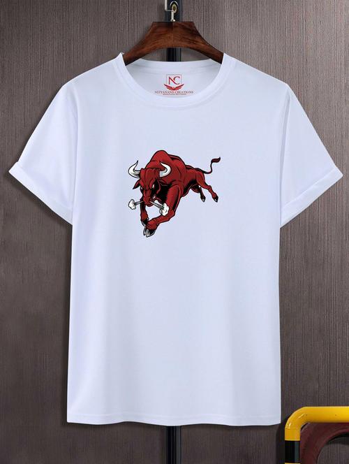 unisex white polyester graphic t-shirt - 20884167 - Standard Image - 0