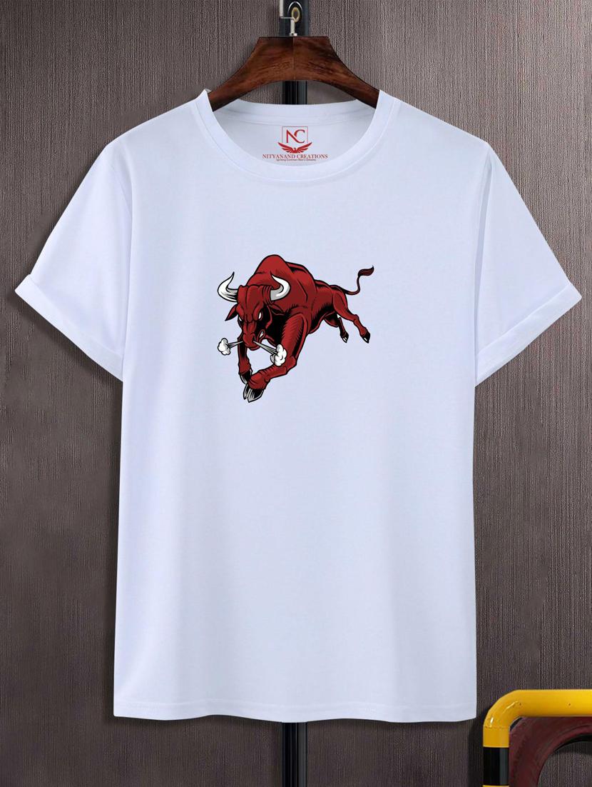 unisex white polyester graphic t-shirt - 20884167 - Zoom Image - 0