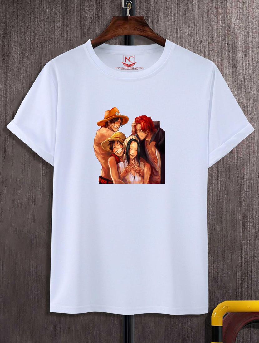 unisex white graphic printed t-shirt - 20884169 - Zoom Image - 0