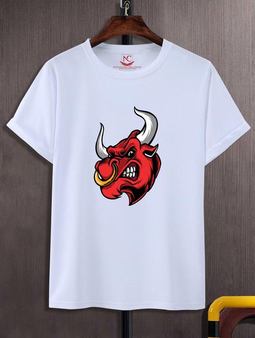 unisex white graphic printed t-shirt - 20884173 -  Standard Image - 0