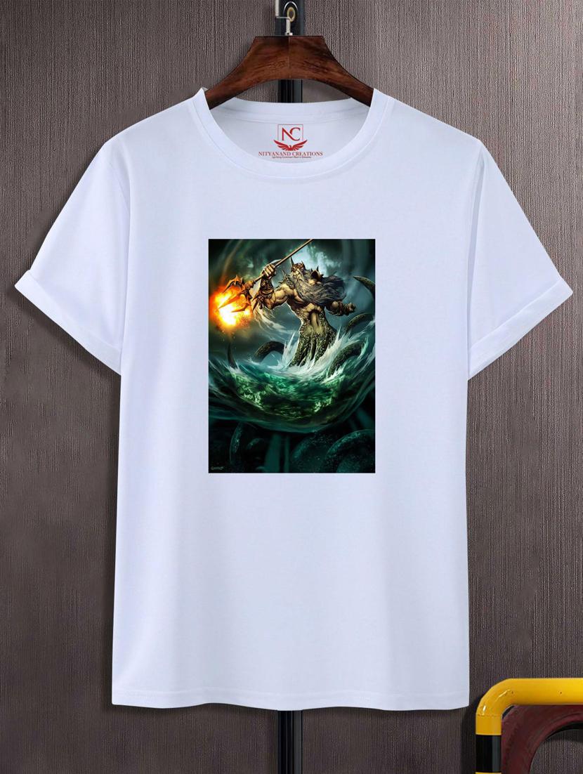unisex white graphic printed t-shirt - 20884189 - Zoom Image - 0