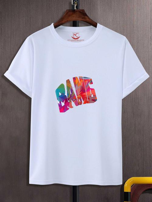 unisex white graphic printed t-shirt - 20884248 - Standard Image - 0