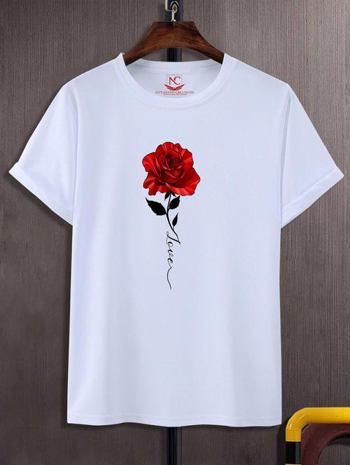 unisex white graphic printed t-shirt - 20884282 - Standard Image - 0