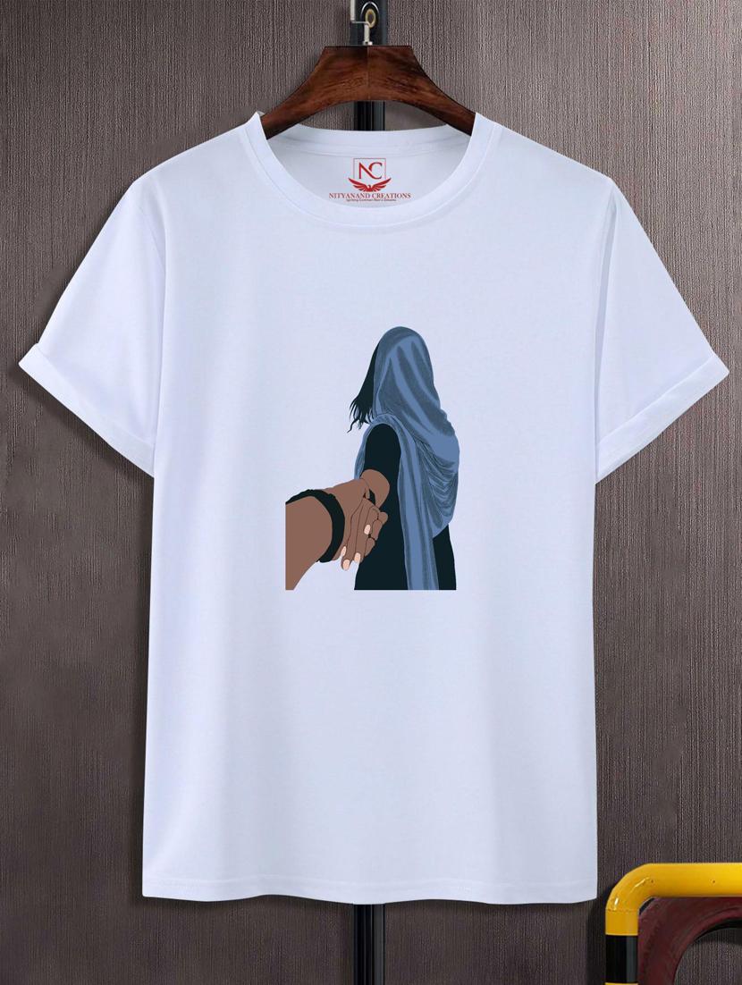 unisex white graphic printed t-shirt - 20884284 -  Zoom Image - 0