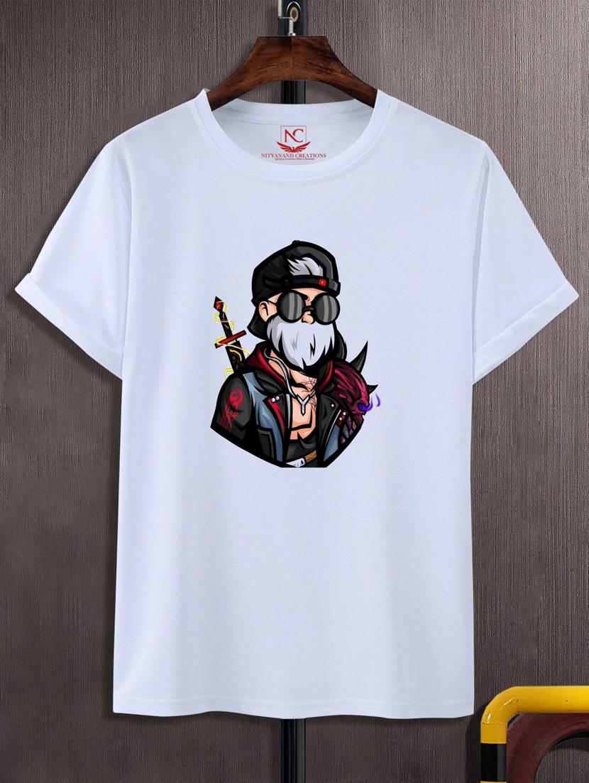 unisex white graphic printed t-shirt - 20884366 - Zoom Image - 0