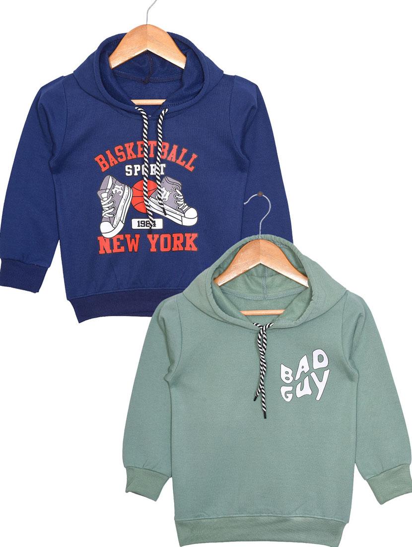 pack of 2 - fleece printed sweatshirt - 20884727 - Zoom Image - 0