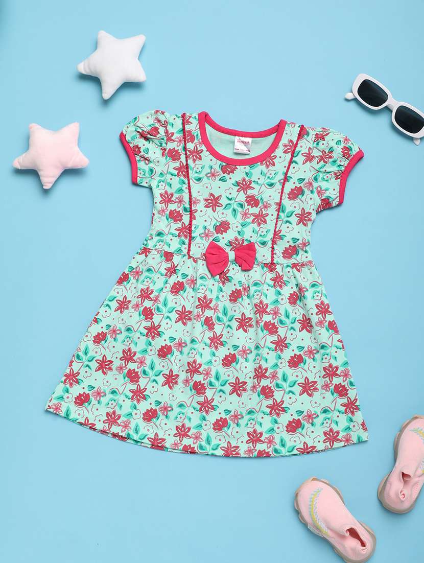 green acrylic blend frock