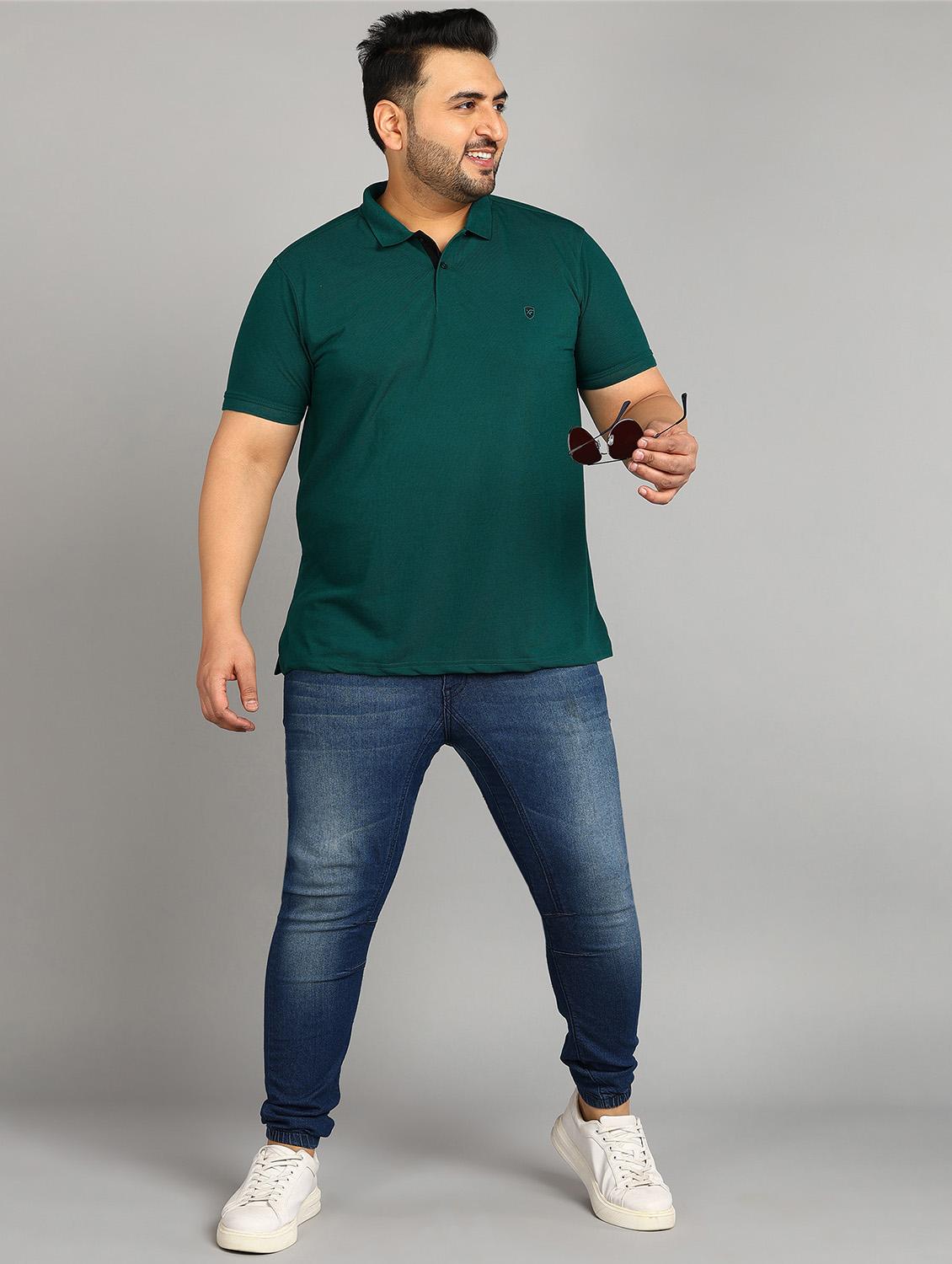 green cotton plus t-shirt - 20885084 - Standard Image - 3