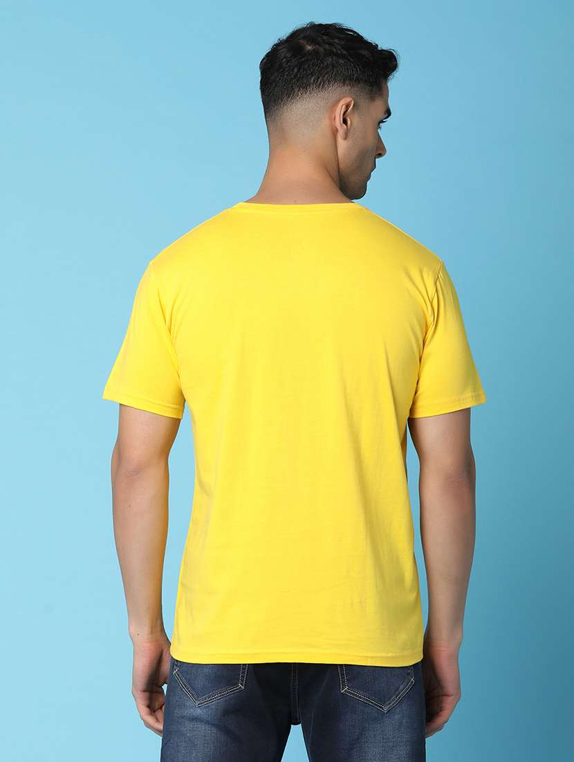 men round neck plain t-shirt - 20890873 -  Standard Image - 3