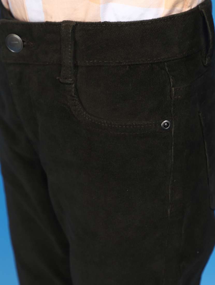 boys black solid mid rise slim fit jean - 20891269 -  Standard Image - 5