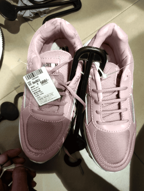 mauve pu (polyurethane) sports shoes - 20892599 - Zoom Image - 0