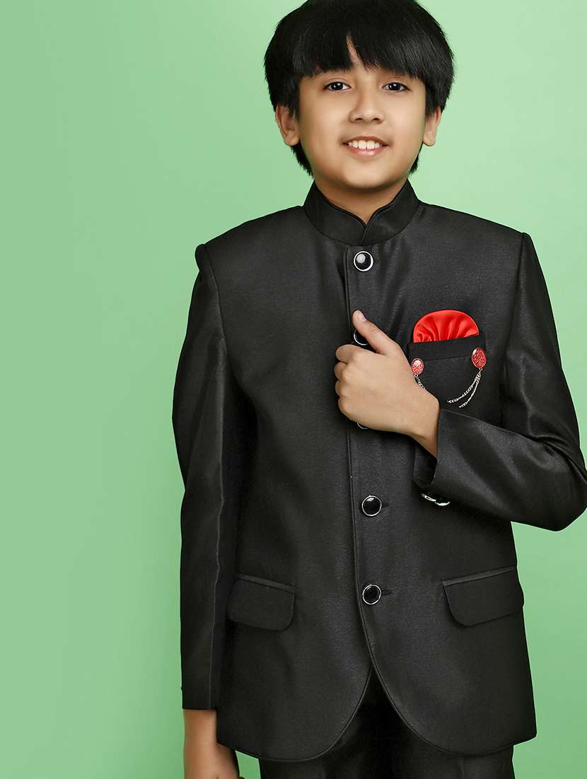 boys solid color suit set  - 20892602 -  Standard Image - 3