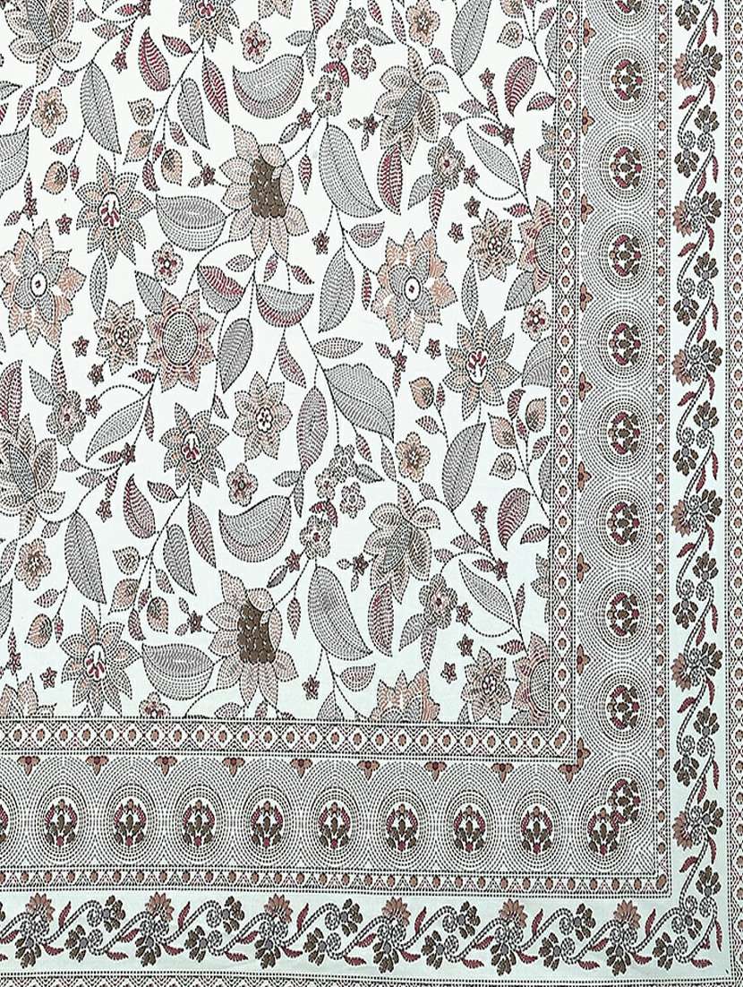 texstylers cotton printed kantha pattern jaipuri king size bedsheet with 2 pillow covers - 20893306 -  Standard Image - 3